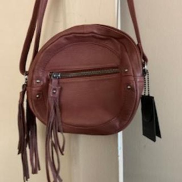 Day &  Mood Handbags - Day & Mood Koko Round Crossbody Leather Bag